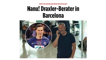 Bild: sorprenden al agente de Draxler en Barcelona