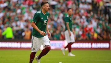 Héctor Herrera salió como titular ante Dinamarca