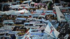 VIGO, SPAIN - JANUARY 03: Fans of Celta Vigo show their support prior to the LaLiga EA Sports match between Celta Vigo and Real Betis at Estadio Balaidos on January 03, 2024 in Vigo, Spain. (Photo by Octavio Passos/Getty Images)