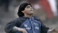 Se cumplen 30 años de la genialidad del 'Pelusa' en entreno