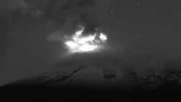 VIDEO: Así fue la actividad del volcán Popocatépetl de esta madrugada | 24 de mayo