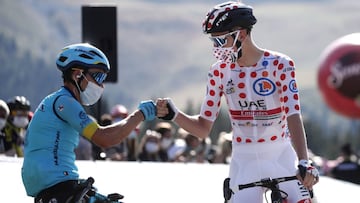 Esta es la clasificación de los ciclistas colombianos luego de la etapa 18 del Tour de Francia 2020, corrida entre Méribel › La Roche-sur-Foron.