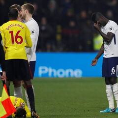 Dávinson Sánchez recibe la primera expulsión en su carrera