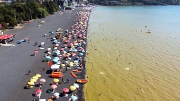 Explican la verdadera razón por la que el agua del lago Villarrica cambió de color