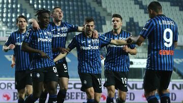 Luis Fernando Muriel y Duv&aacute;n Zapata, delanteros del Atalanta ser&aacute;n claves para el enfrentamiento de octavos de final ante el Real Madrid por Champions