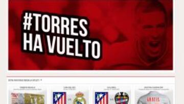 El Atleti hace oficial el regreso de Torres: "El Niño ha vuelto"