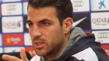 Fábregas, jugador del Barcelona