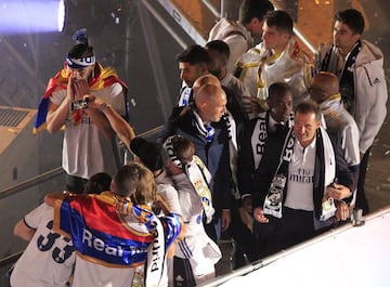 Las imágenes de la celebración del Real Madrid en Cibeles