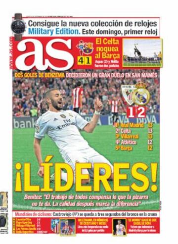 Las portadas de AS de septiembre