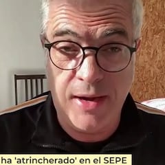 Manuel Medina, desempleado atrincherado en las oficinas del SEPE: “Cuatro veces pidiendo cita, con lo complicado que es”