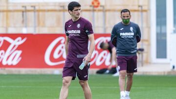 Gerard Moreno y Calleja, con mascarilla.