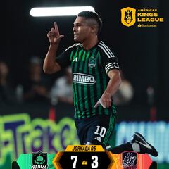 Américas Kings League: resultados de la jornada 5 y tabla general