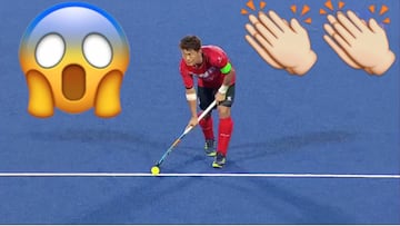 El increíble penal de hockey que arrasa en las redes