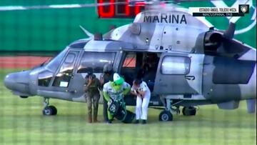 Helicóptero de la Marina fue utilizado en juego de la LMB