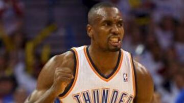 Serge Ibaka, con Oklahoma City.