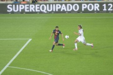 Barcelona (3) - Real Madrid (2). Clos Gómez dio por bueno el gol de Pedro pese a estar en fuera de juego.