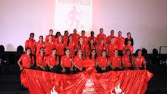 Am&eacute;rica de Cali present&oacute; su equipo femenino 