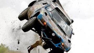 Villiers tuvo un accidente en la jornada de ayer