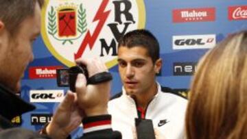 Falque atendió a los medios tras la sesión de ayer.