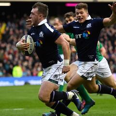 Escocia tumba a Irlanda y pide paso entre las grandes