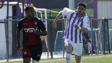 24/03/19 PARTIDO SEGUNDA DIVISION B 
 REAL VALLADOLID B UNION ADARVE 
 Waldo en su &uacute;ltimo partido con el filial blanquivioleta.