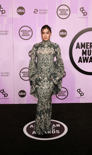 Lauren Jauregui antes del inicio de la gala. 