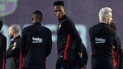 Yerry Mina, fuera de la gira del Barcelona por Estados Unidos