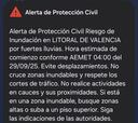 El Valencia y el Oviedo, pendientes del aviso de nivel rojo de la AEMET