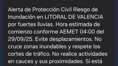 El Valencia y el Oviedo, pendientes del aviso de nivel rojo de la AEMET