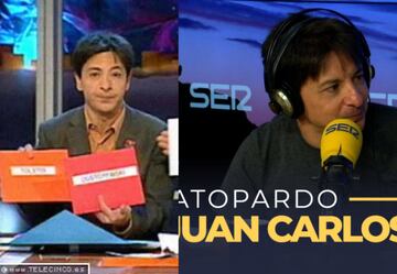 Juan Carlos Ortega saltó a la fama de la mano de 'Crónicas Marcianas' gracias a su humor característico para hacer sketches con ancianos. El escritor, locutor y guionista también imitó a personajes muy conocidos de la política nacional y artistas como Shakira o Zapatero. Tras la cancelación del programa, el humorista siguió ligado a la televisión en espacios como 'Channel nº4' y 'La noche americana'. En la actualidad dirige el formato radiofónico 'Transmite', en la SER. 