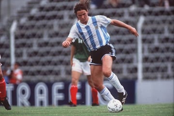 Redondo con Argentina durante el Mundial 94.