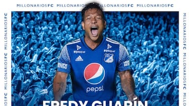 Fredy Guarín fue confirmado como nuevo jugador de Millonarios el 30 de diciembre de 2020. El volante llegó al equipo azul por un año con opción de extender su contrato por dos más. 