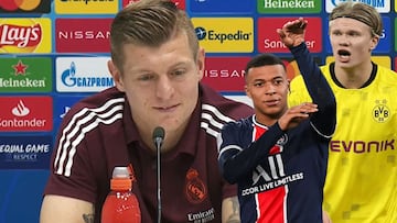 Kroos revienta las redes tras responder así sobre Mbappé y Haaland: la sala de prensa muda...