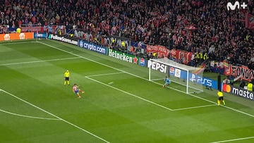 Nadie se percató y fue reveladora: la cara de Julián Alvarez tras su penalti invalidado