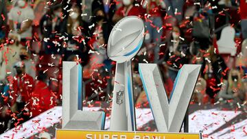 Logo del Super Bowl LV en Tampa, Florida.