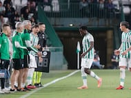 Adilson se rompe el cruzado en el partido contra el CD Mirandés