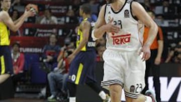 Sergio Llull, durante la reciente Final Four de la Euroliga.