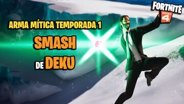 &iquest;D&oacute;nde conseguir el Smash de Deku de My Hero Academia en Fortnite? Todas las ubicaciones