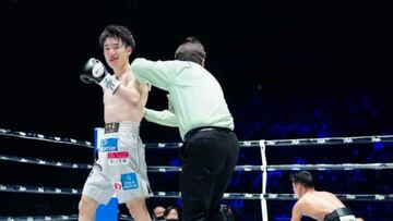 El ‘chico increíble’ destruye con una lluvia de golpes al invicto Kyoguchi