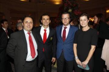 Premios AS 2014. Ra¨²l Romojaro, Pedro de la Rosa, Santiago Rocha y Teresa Carro de Hyundai.