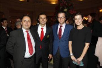 Premios AS 2014. Raúl Romojaro, Pedro de la Rosa, Santiago Rocha y Teresa Carro de Hyundai.