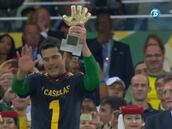 Mourinho regañó a Julio César en 2013 por el homenaje a Casillas