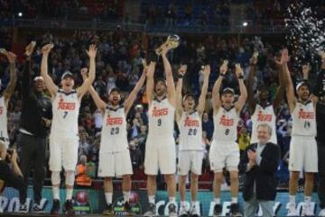 REAL MADRID over come VALENCIA BASKET to secure cup