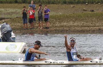 El leonés José Julián Becerro y el asturiano Miguel Fernández Castañón fueron quienes se alcanzaron la victoria en el Descenso del Sella número 83.

