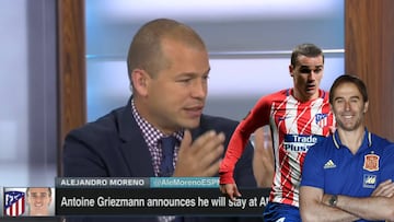 En EE.UU se burlan de Griezmann... ¡y lo comparan con Lopetegui!