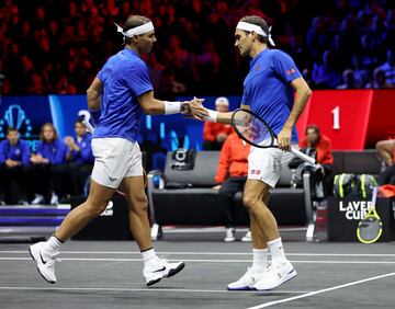 Rafa Nadal y Roger Federer.