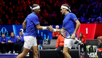 Rafa Nadal y Roger Federer.