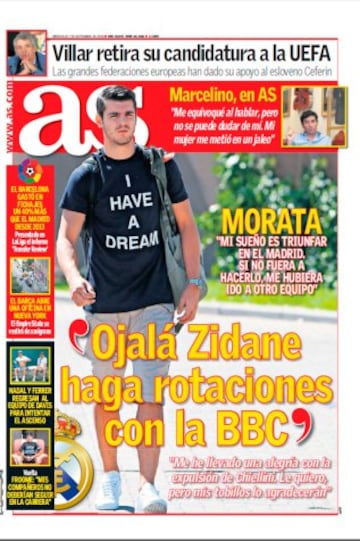 Las portadas de AS de septiembre