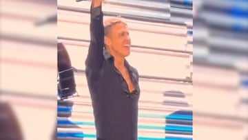 Luis Miguel festeja como Cristiano Ronaldo en concierto