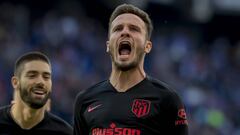 El centrocampista espa&ntilde;ol del Atl&eacute;tico de Madrid, Sa&uacute;l &Ntilde;&iacute;guez, durante un partido.